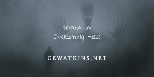 sermon on fear