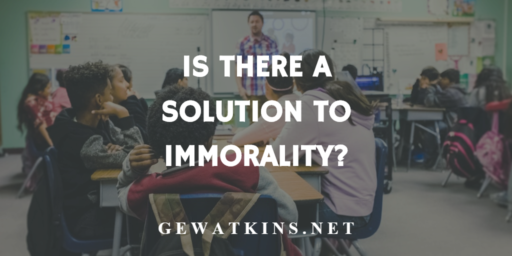 solution to immorality