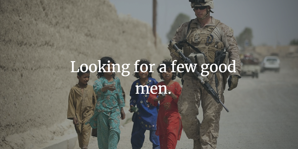 Sermon on Service | We're Looking For a Few Good Men