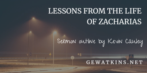sermon on zacharias