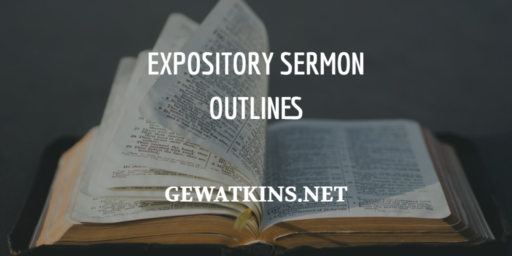 expository sermon outlines