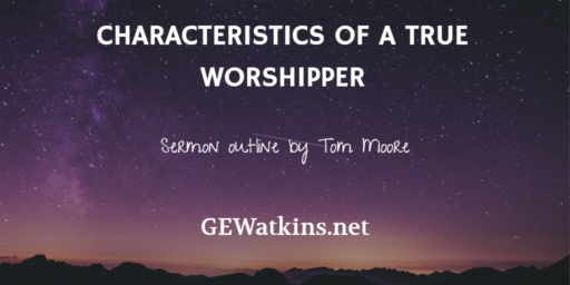 qualities of a true worshipper