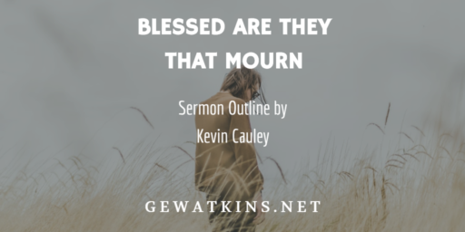 blessed are they that mourn sermon