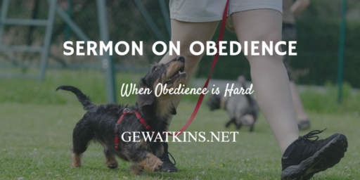 sermon on obedience