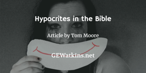 hypocrites in the bible