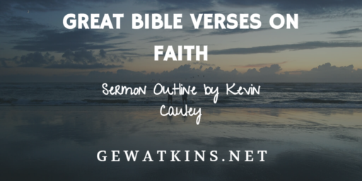 Sermon on Faith - Great Bible Verses on Faith