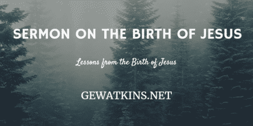 sermon on the birth of jesus