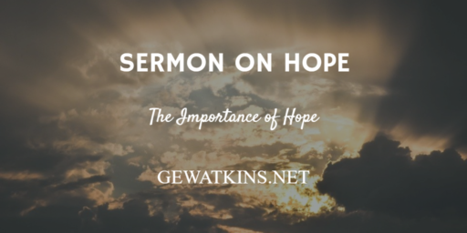 sermon on hope