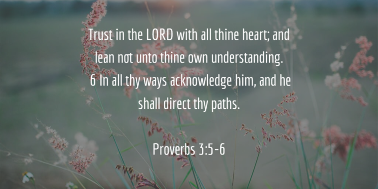 Sermon on Proverbs 3:5-6 | "He shall direct thy paths." - GEWatkins.net