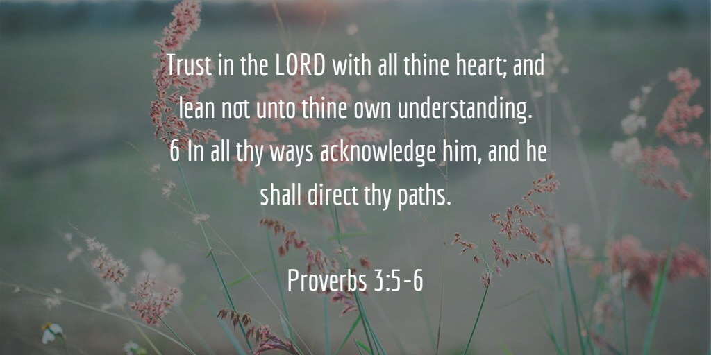 Sermon on Proverbs 3:5-6 | 