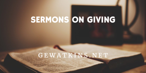 Sermons on Giving